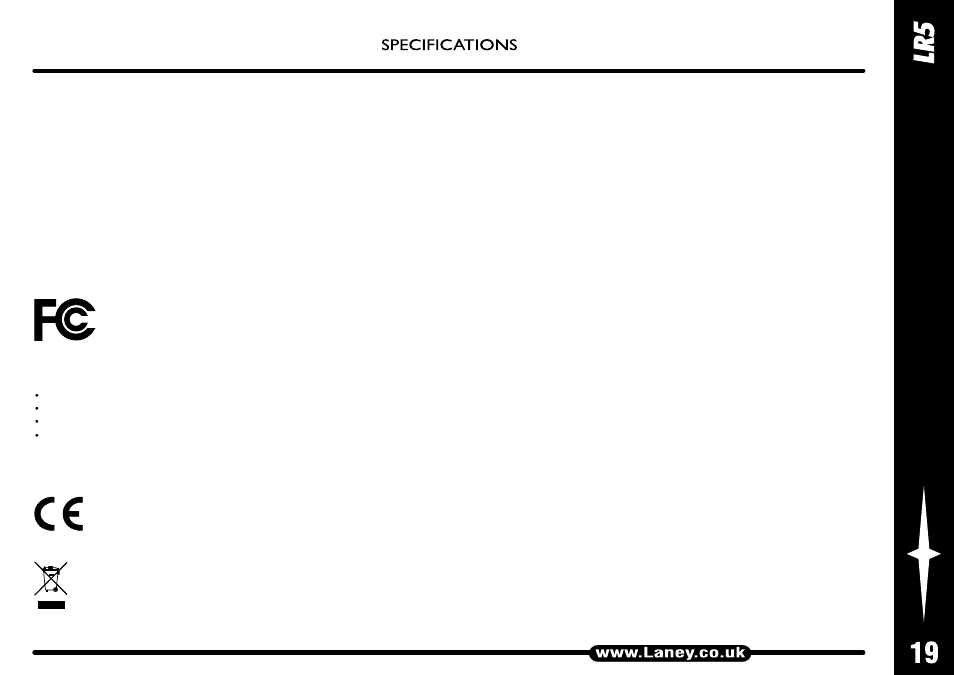 Laney LR5 User Manual | Page 19 / 24