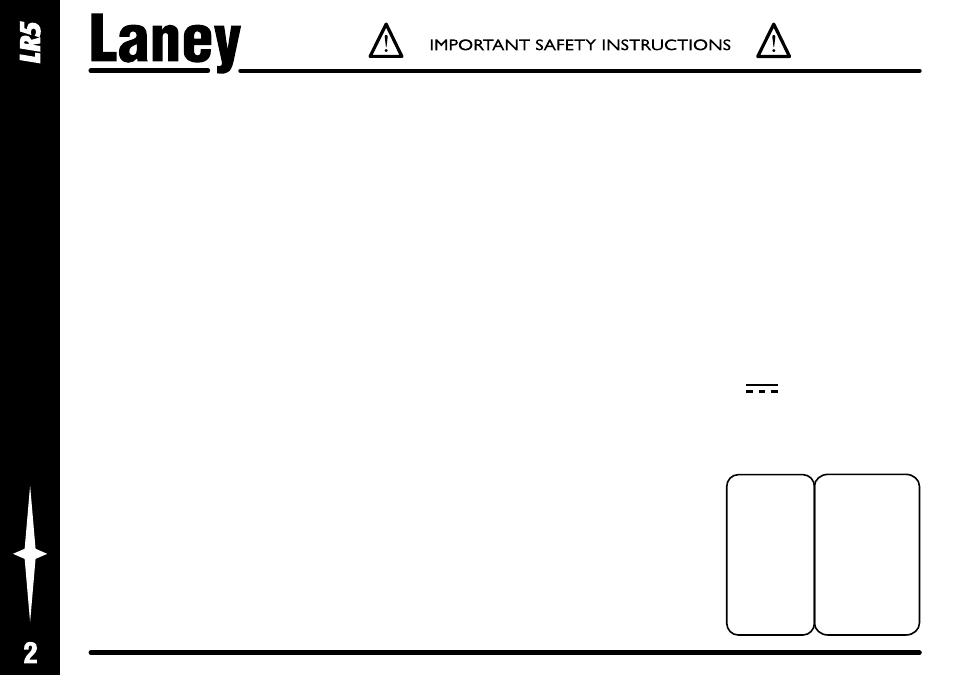 Laney LR5 User Manual | Page 2 / 24