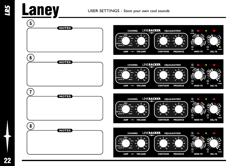 Laney LR5 User Manual | Page 22 / 24