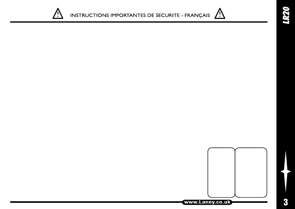 Laney LR20 User Manual | Page 3 / 24