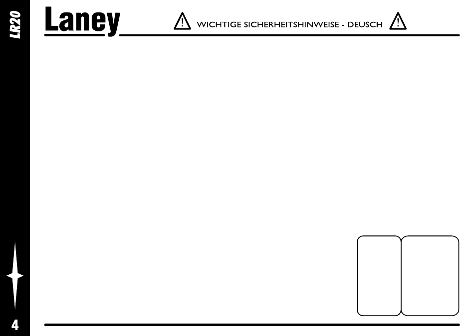 Laney LR20 User Manual | Page 4 / 24