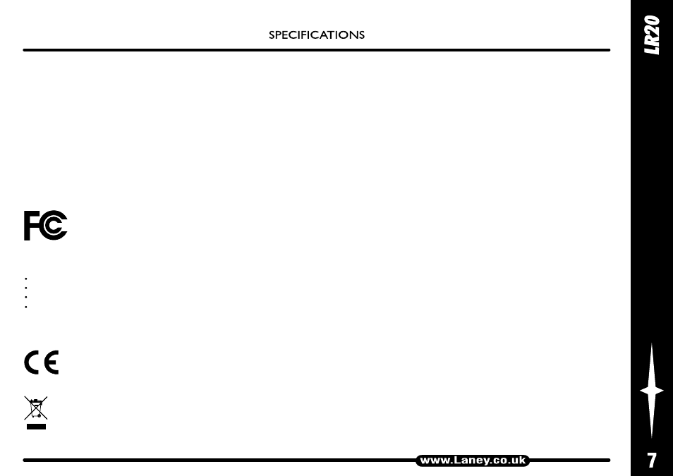 Laney LR20 User Manual | Page 7 / 24