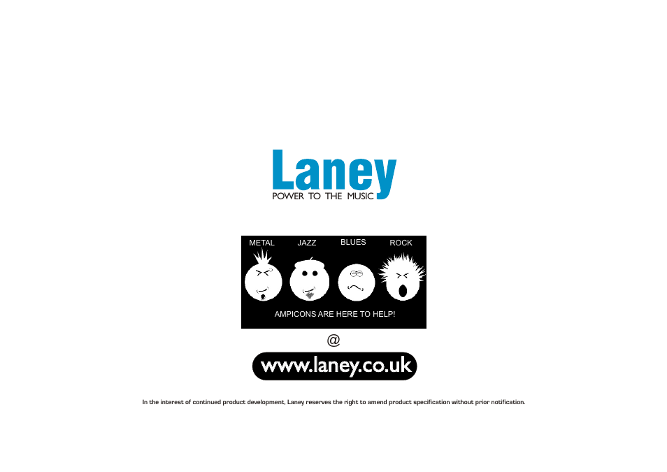 Laney LX12 User Manual | Page 12 / 12