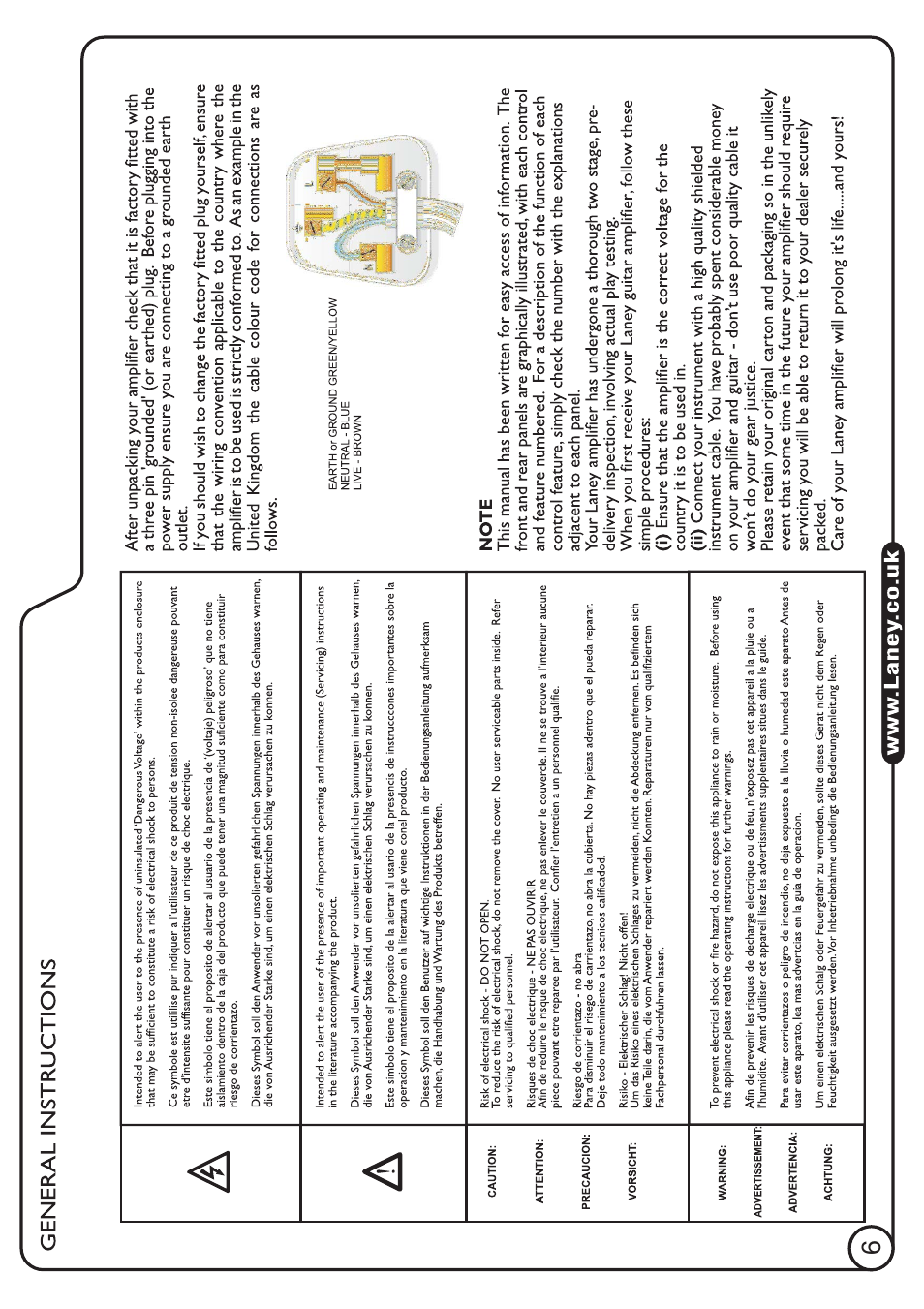 Laney LX20 User Manual | Page 6 / 16