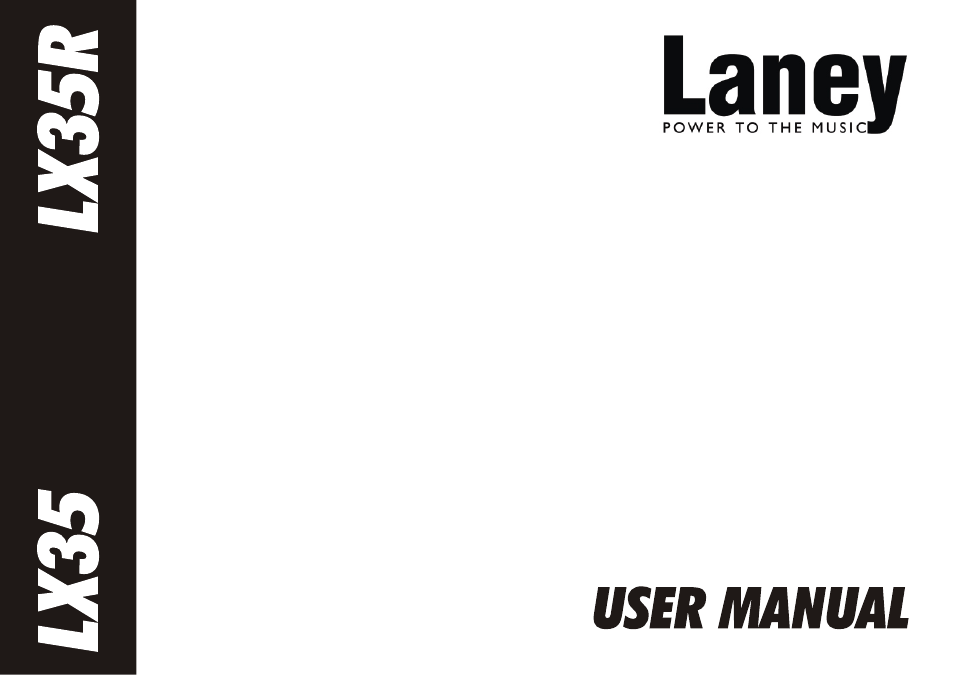 Laney LX35 User Manual | 12 pages