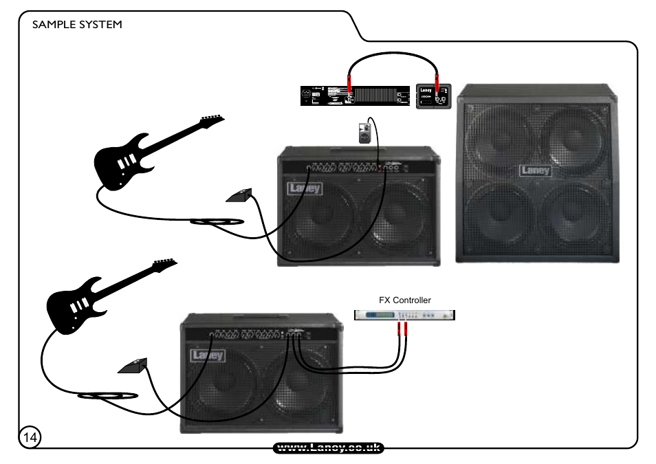 Sample system | Laney LX120RT User Manual | Page 14 / 16