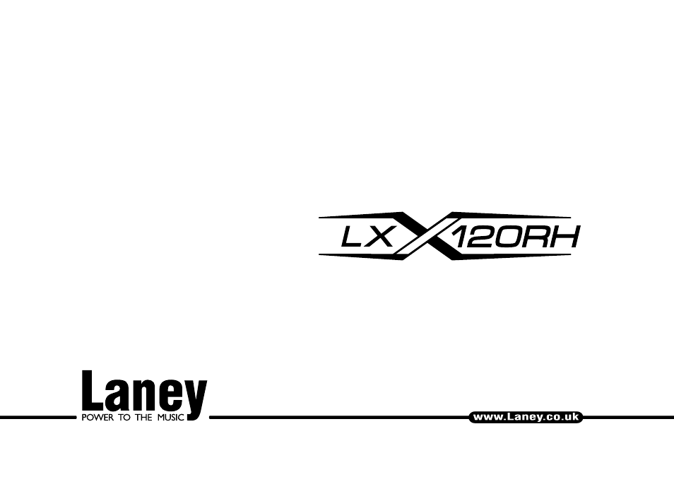 Laney LX120RH User Manual | 16 pages