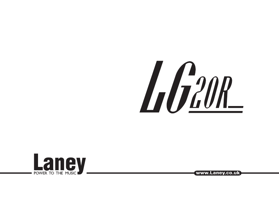 Laney LG20R User Manual | 16 pages