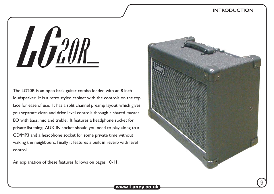 Laney LG20R User Manual | Page 9 / 16