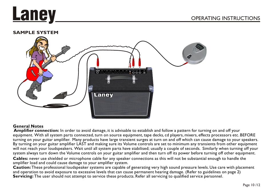 Laney LG35R User Manual | Page 10 / 12