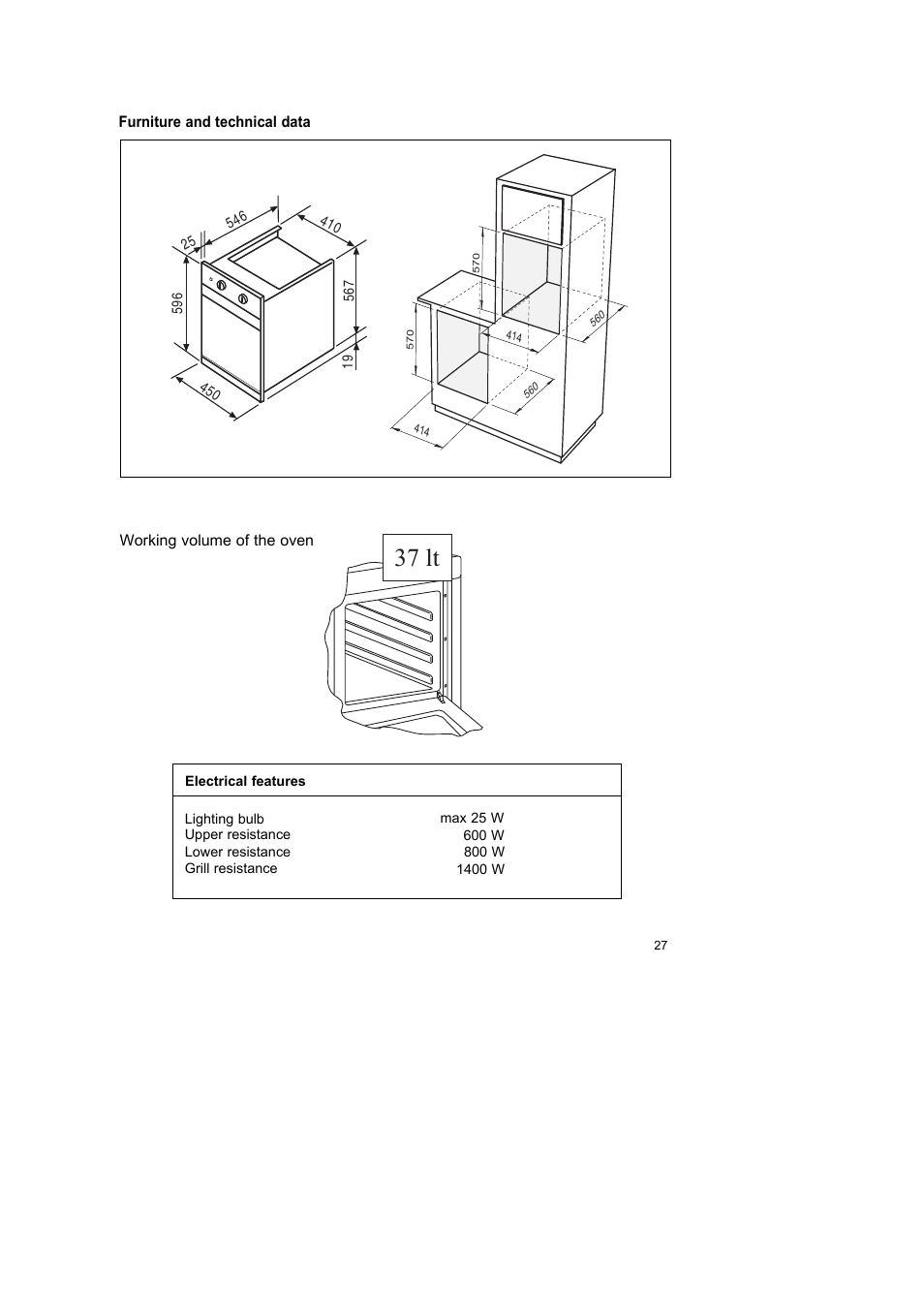37 lt | CDA SC145 User Manual | Page 12 / 12
