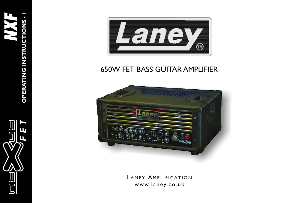 Laney NEXUS-FET User Manual | 20 pages