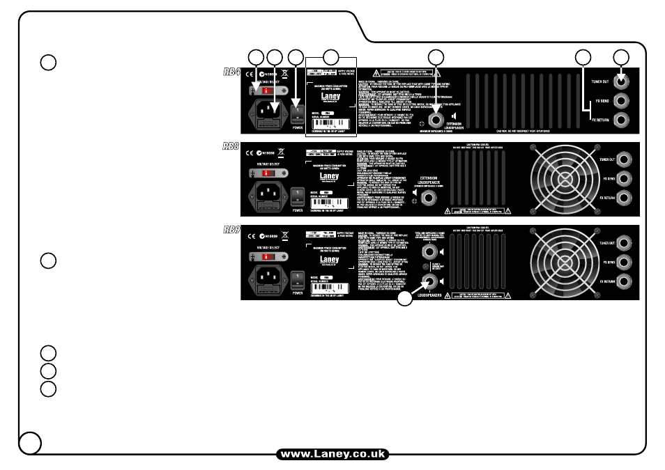 Laney RB4 User Manual | Page 12 / 16