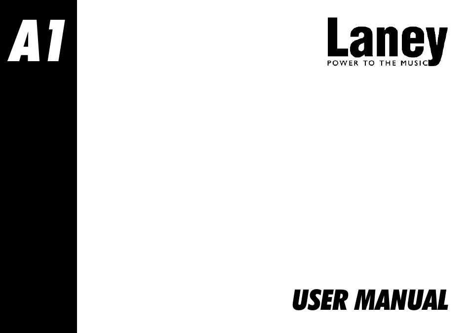 Laney A1 User Manual | 16 pages