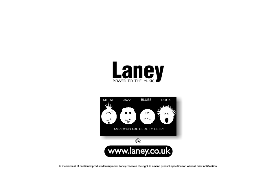 Laney | Laney A1 User Manual | Page 16 / 16