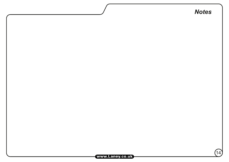 Laney AH110 User Manual | Page 15 / 16