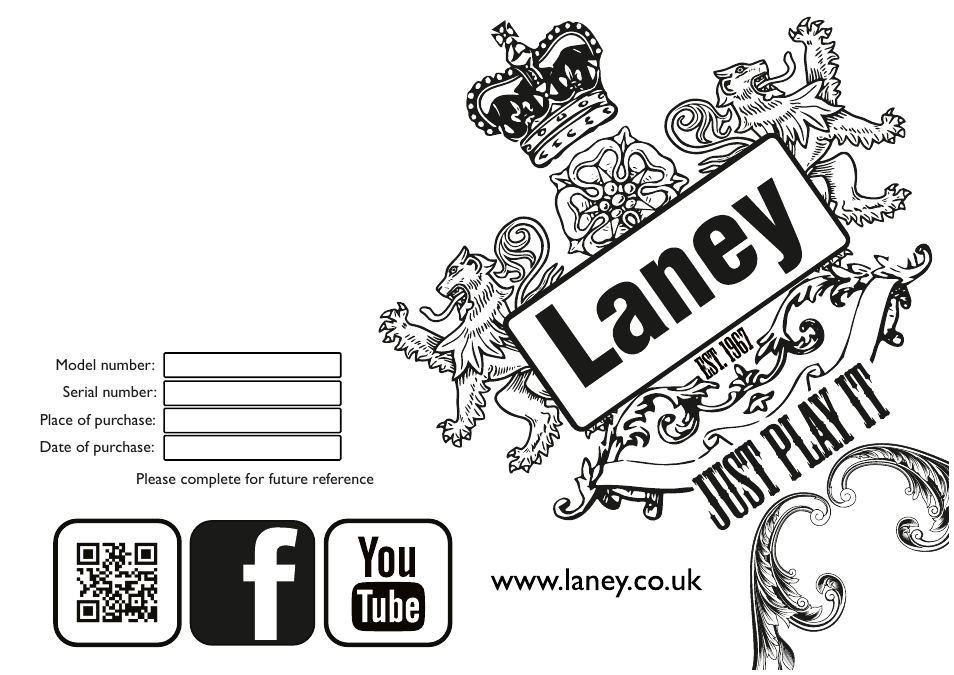 Laney AH210 User Manual | Page 16 / 16