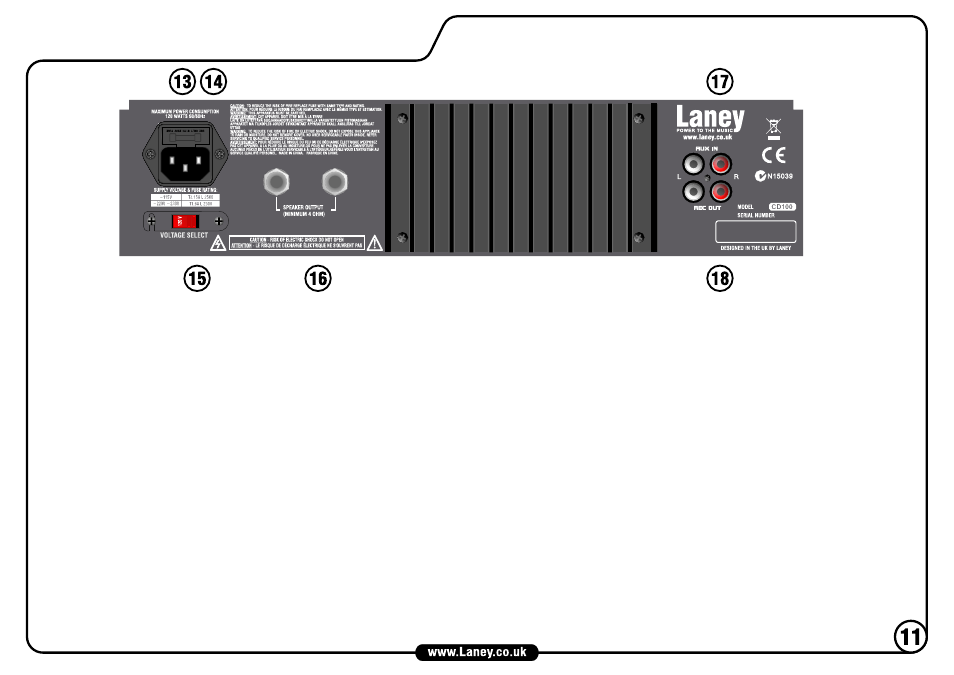 Laney CD100 User Manual | Page 11 / 20