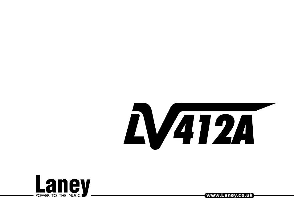 Laney LV412A User Manual | 8 pages