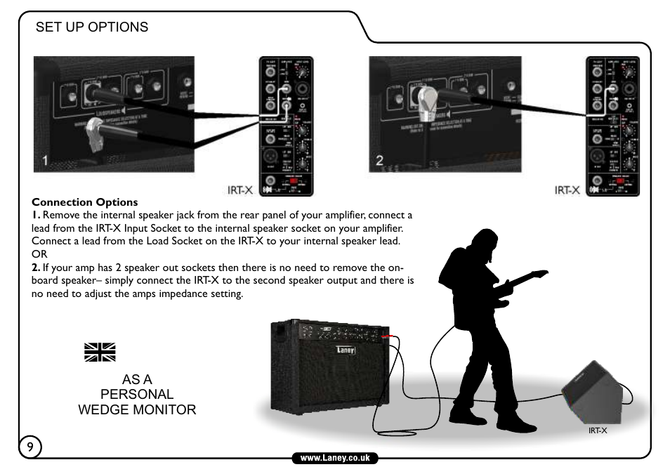 Irt-x | Laney IRT-X User Manual | Page 10 / 20
