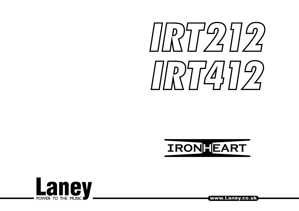 Laney IRT112 User Manual | 8 pages