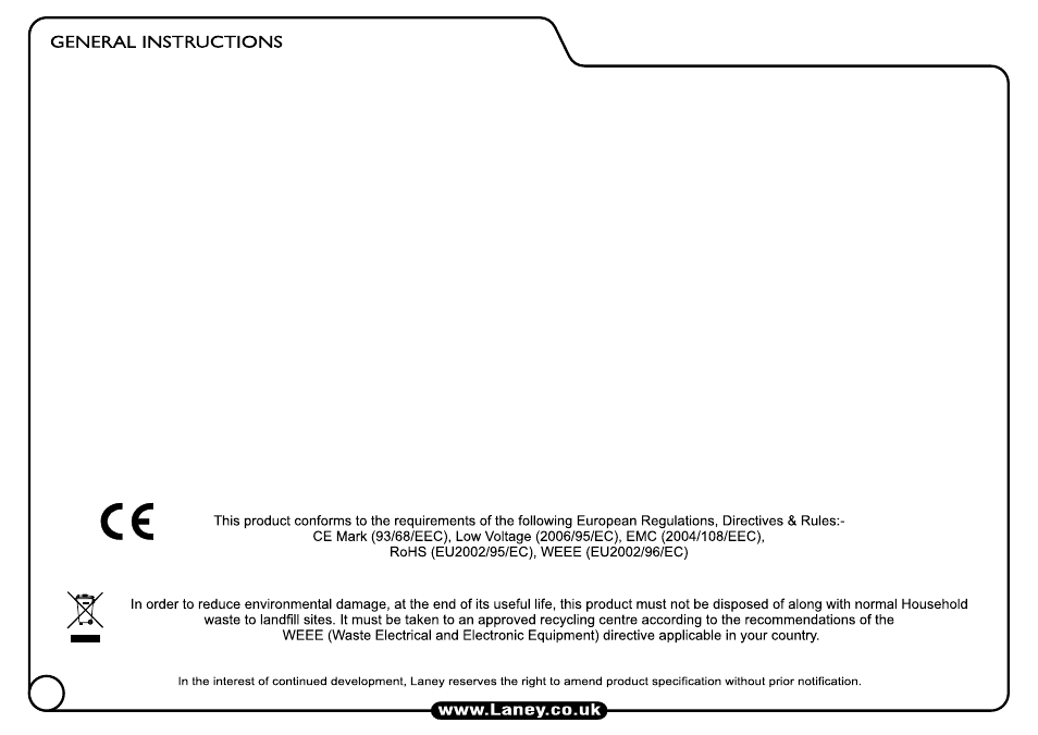 Laney IRT112 User Manual | Page 6 / 8