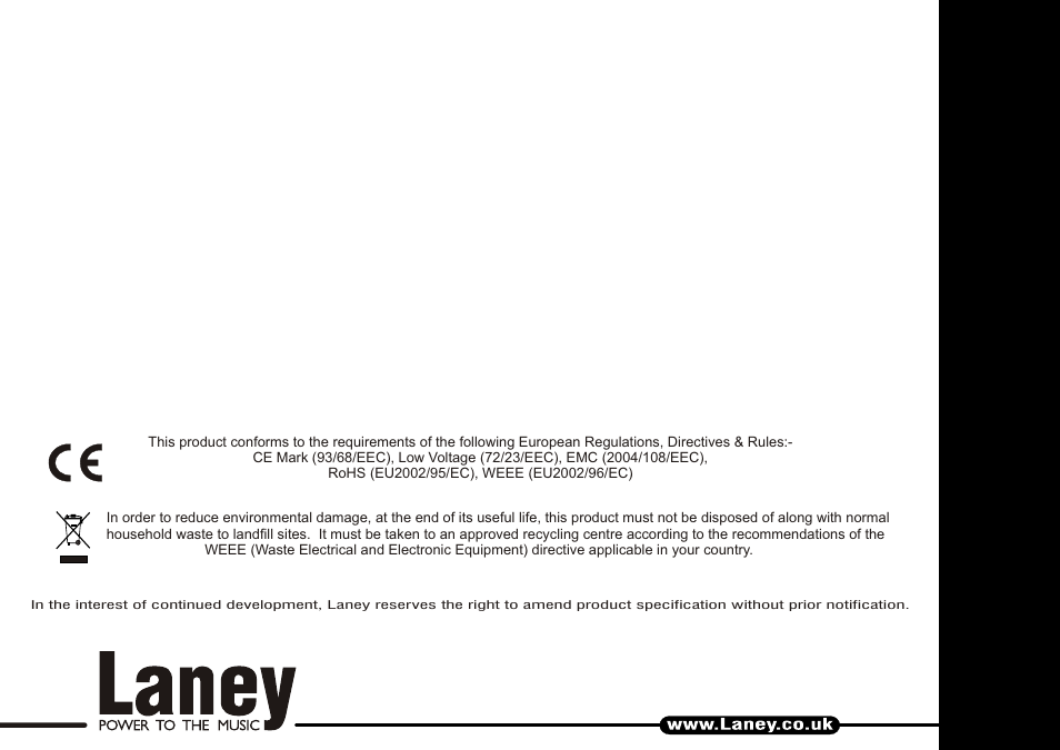 Laney CUB-CAB User Manual | Page 4 / 4