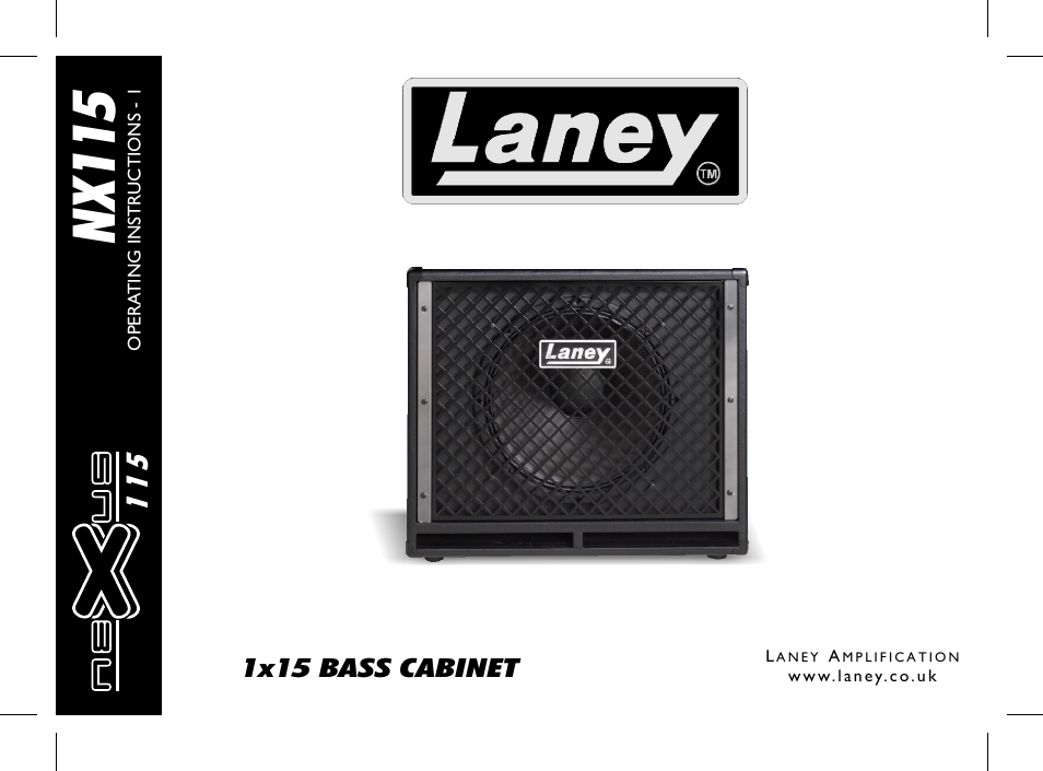 Laney NX115 User Manual | 4 pages