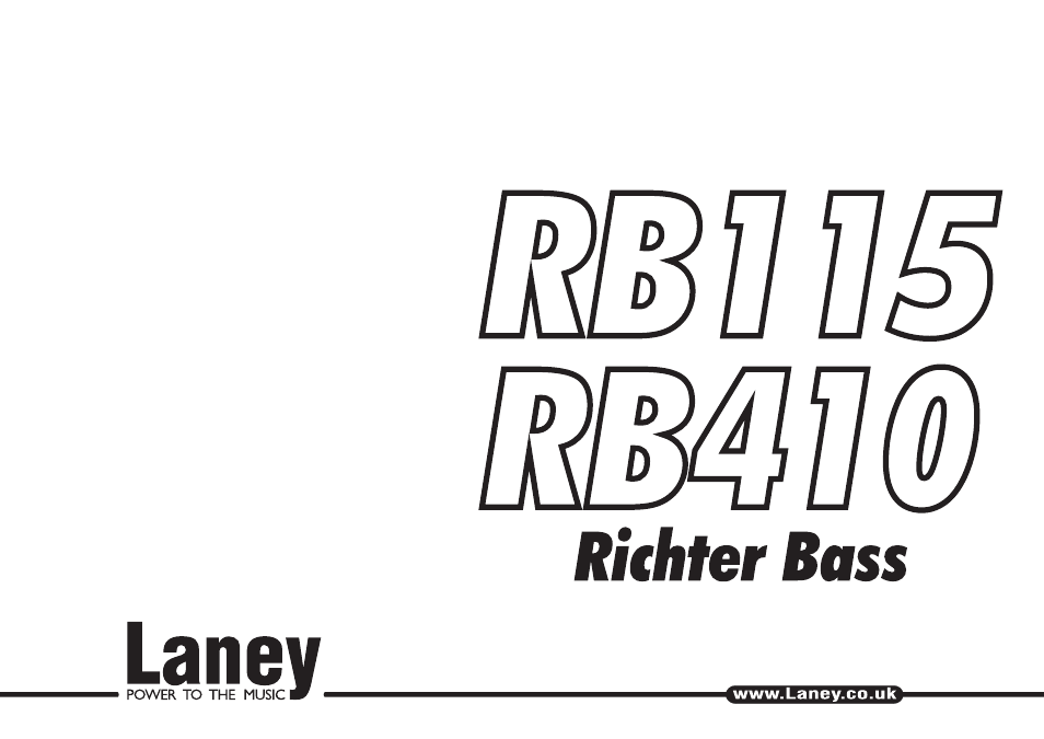 Laney RB410 User Manual | 8 pages