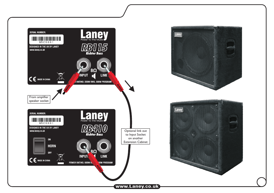 Laney RB410 User Manual | Page 7 / 8