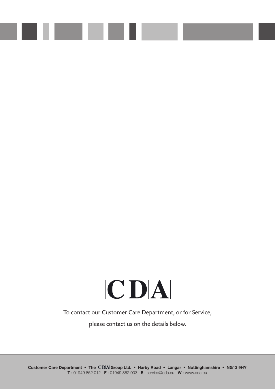 CDA MC50 User Manual | Page 16 / 16