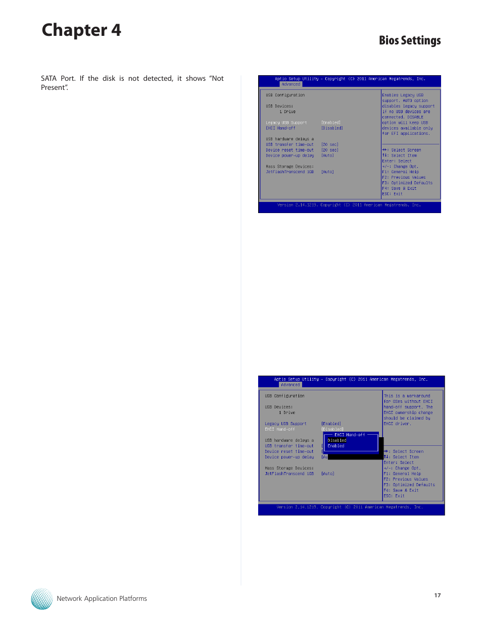 Chapter 4, Bios settings | Lanner FW-5330 User Manual | Page 20 / 38