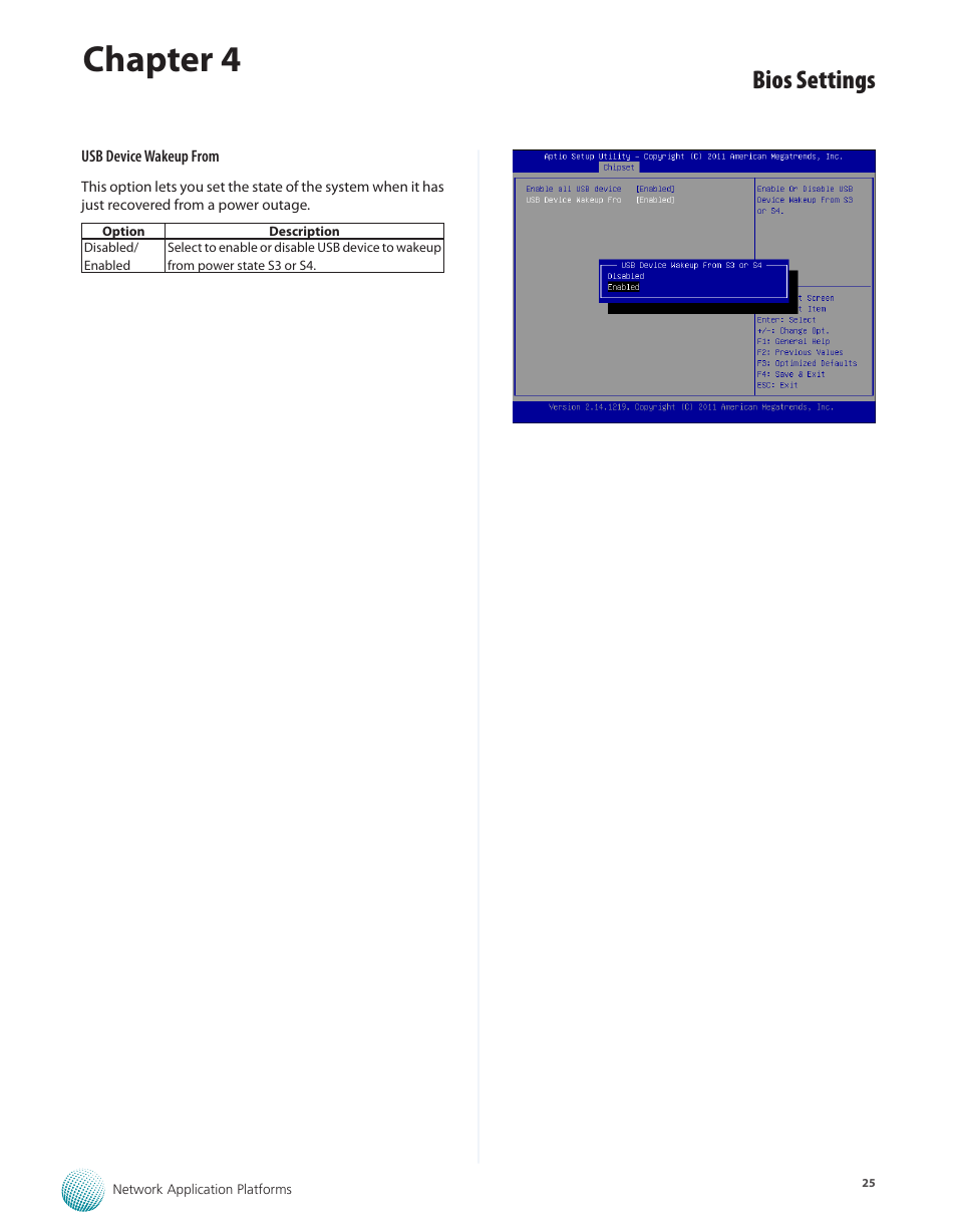 Chapter 4, Bios settings | Lanner FW-5330 User Manual | Page 28 / 38