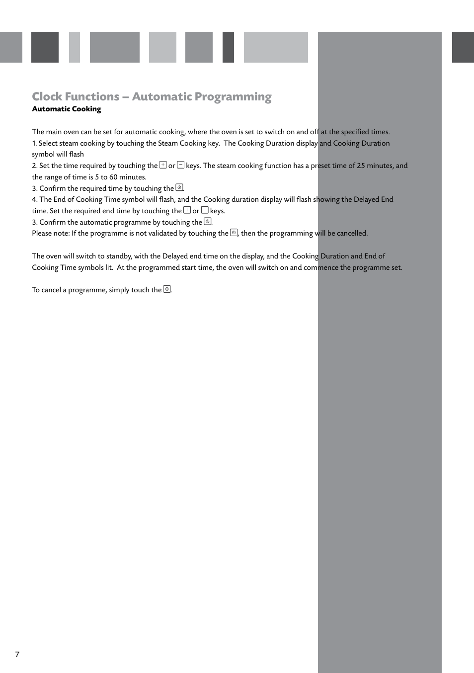 Clock functions – automatic programming | CDA SV410 User Manual | Page 8 / 20