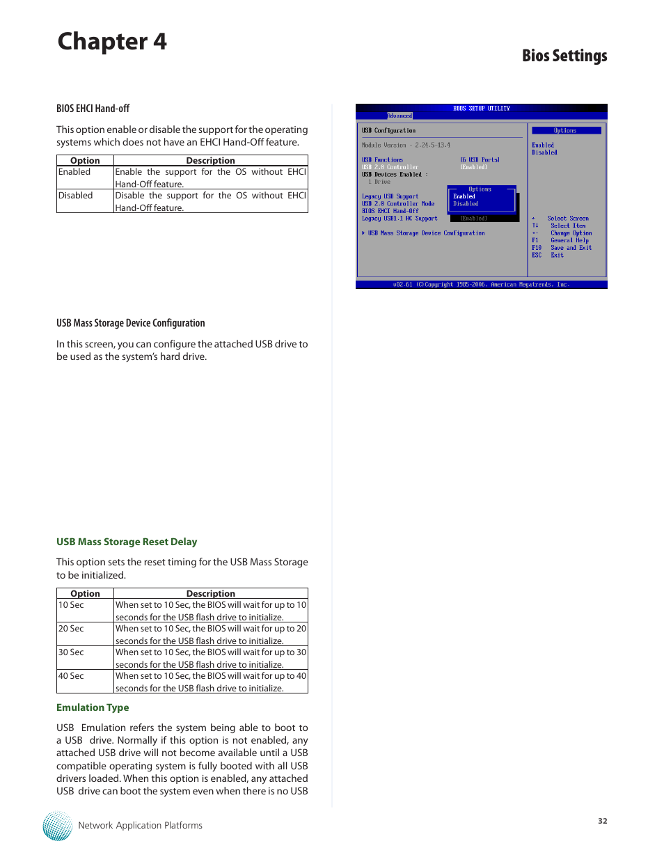 Chapter 4, Bios settings | Lanner FW-7565 User Manual | Page 37 / 52