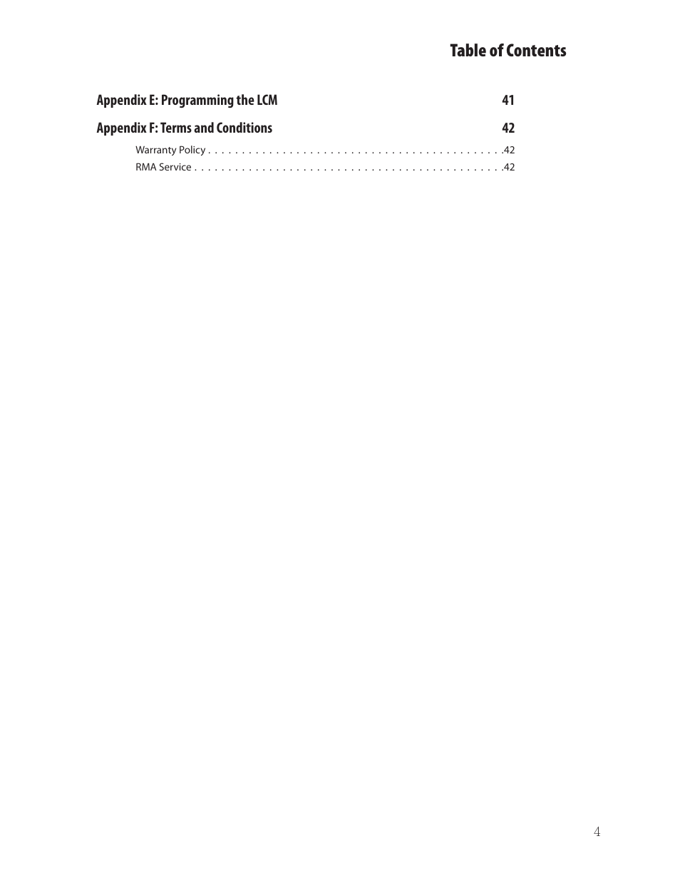 Ttat table of contents beable of contents | Lanner FW-7575 User Manual | Page 5 / 48
