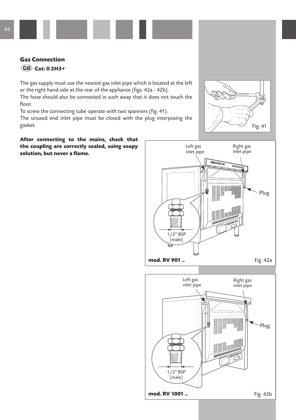 CDA RV 1001 User Manual | Page 44 / 52