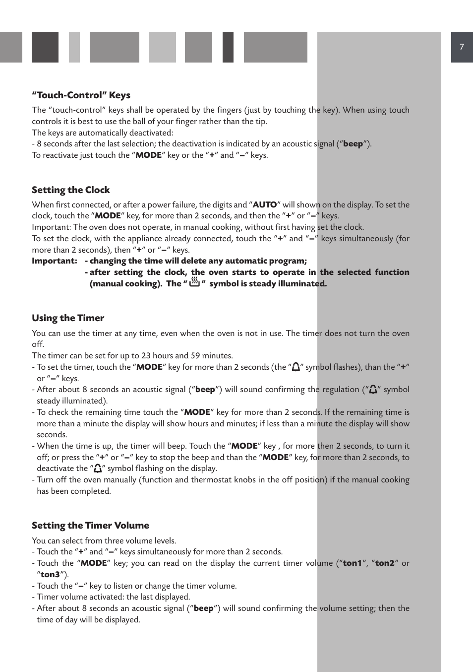 CDA RV 1001 User Manual | Page 7 / 52