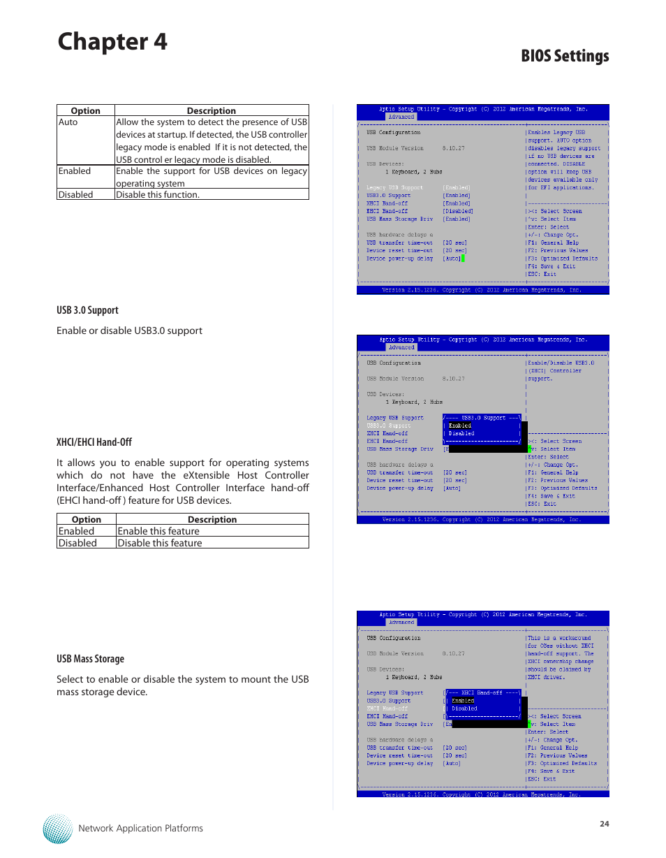 Chapter 4, Bios settings | Lanner FW-8771 User Manual | Page 29 / 47
