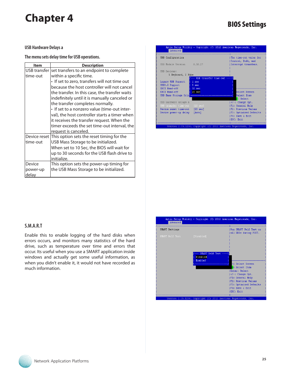 Chapter 4, Bios settings | Lanner FW-8771 User Manual | Page 30 / 47