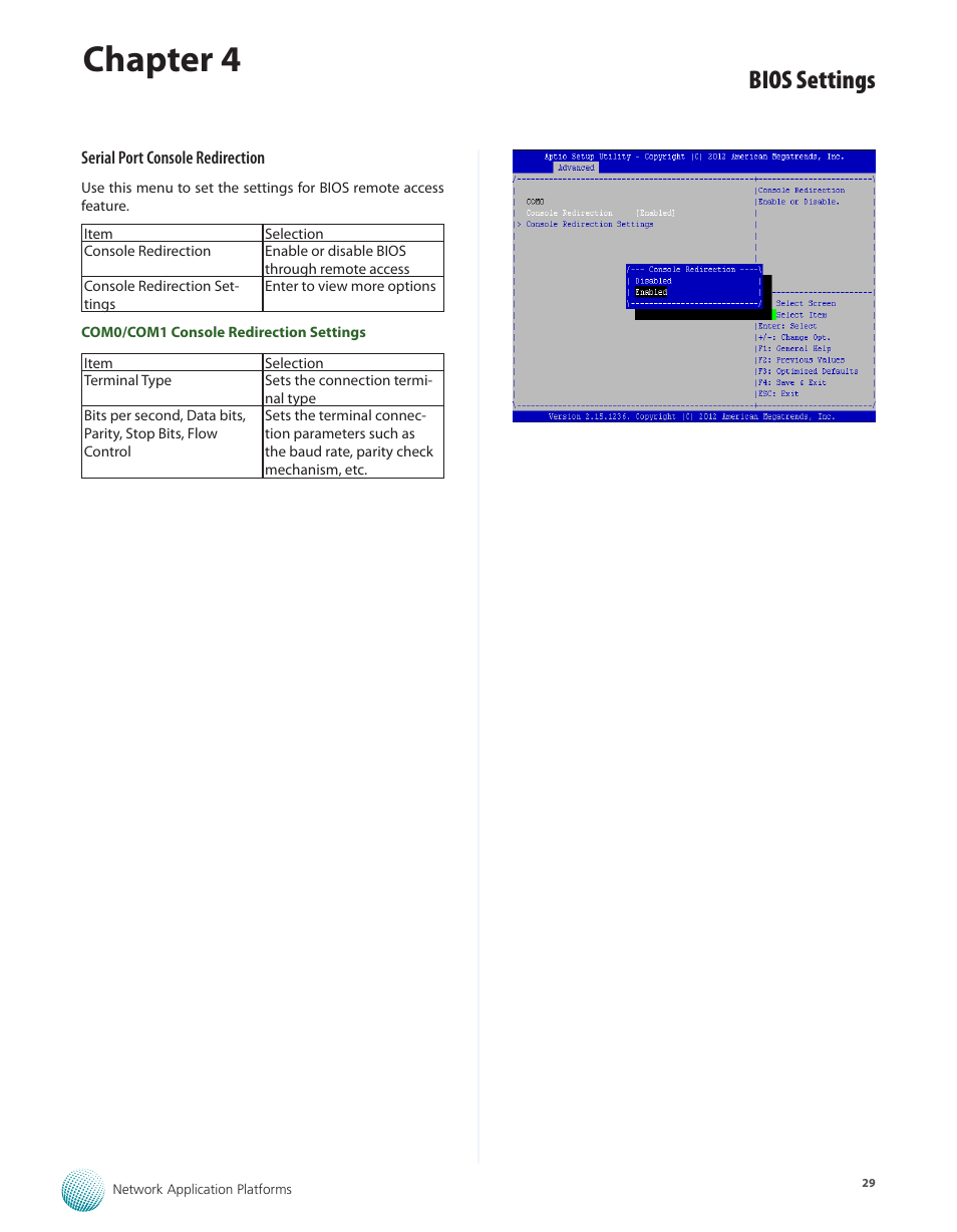 Chapter 4, Bios settings | Lanner FW-8771 User Manual | Page 34 / 47