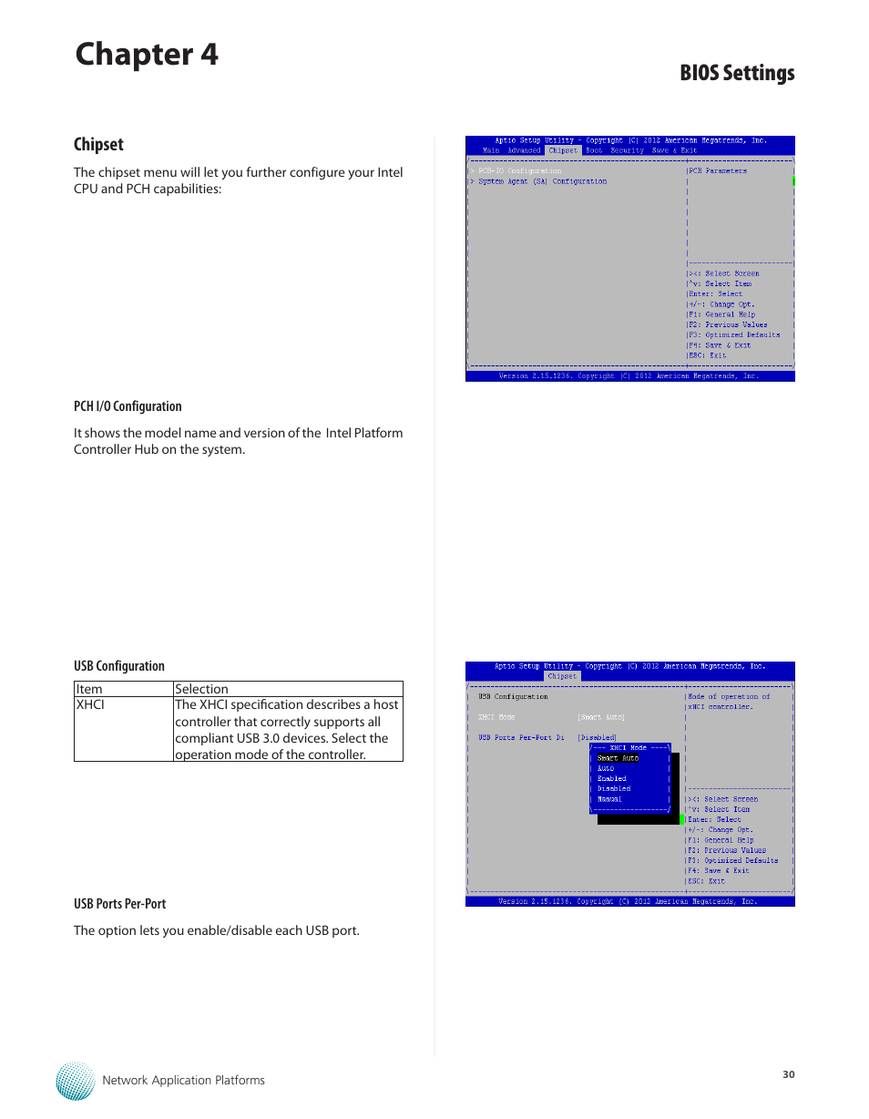 Chapter 4, Bios settings, Chipset | Lanner FW-8771 User Manual | Page 35 / 47