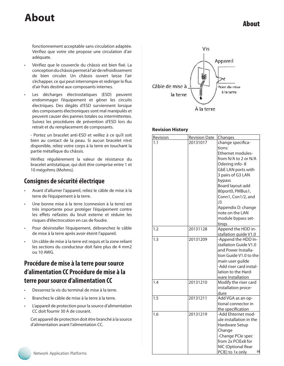 About, Consignes de sécurité électrique | Lanner FW-8771 User Manual | Page 4 / 47