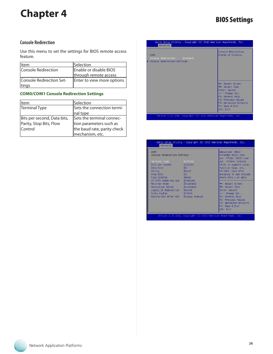 Chapter 4, Bios settings | Lanner FW-8877 User Manual | Page 32 / 46