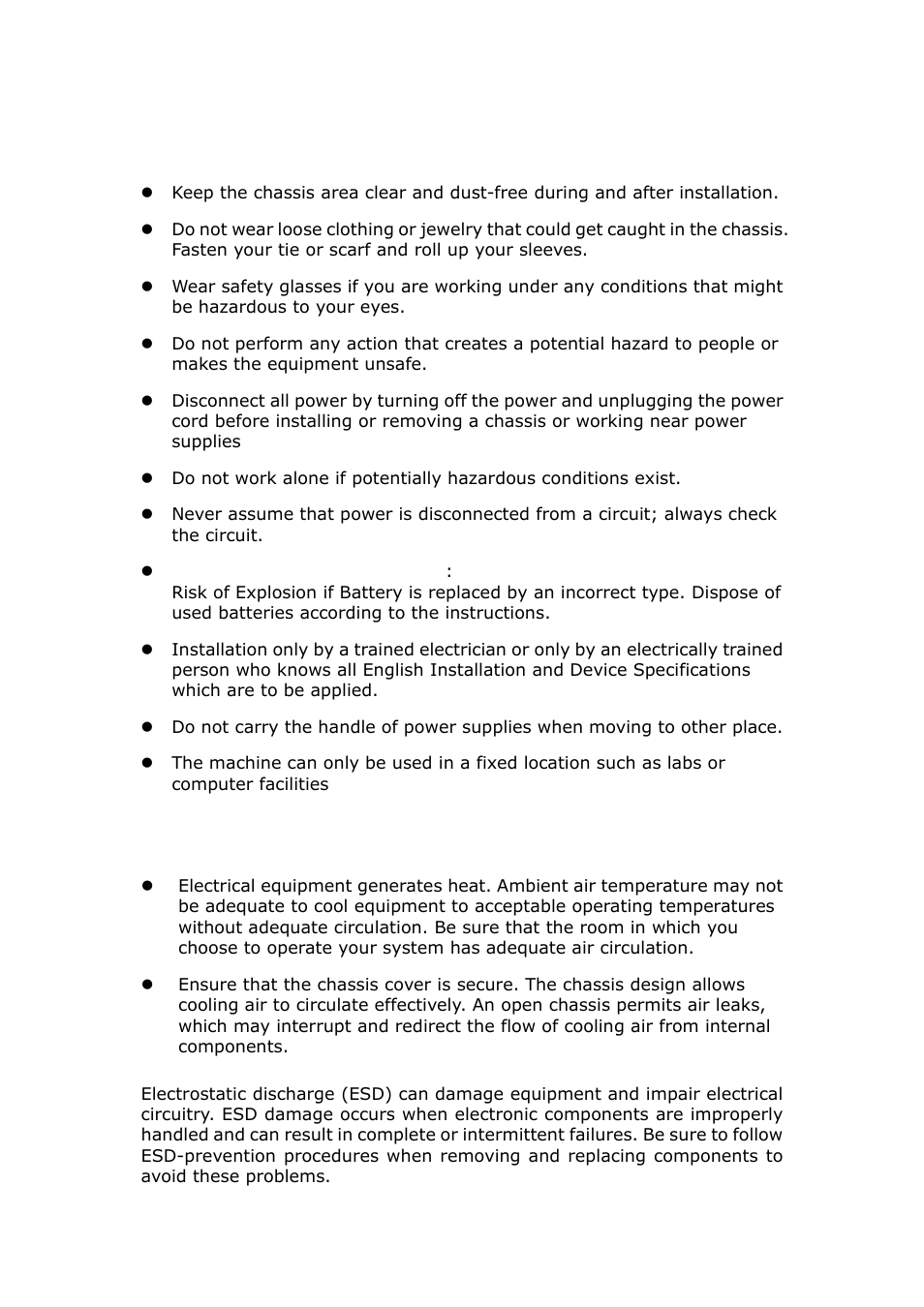 Safety guidelines | Lanner FW-8892 User Manual | Page 3 / 58