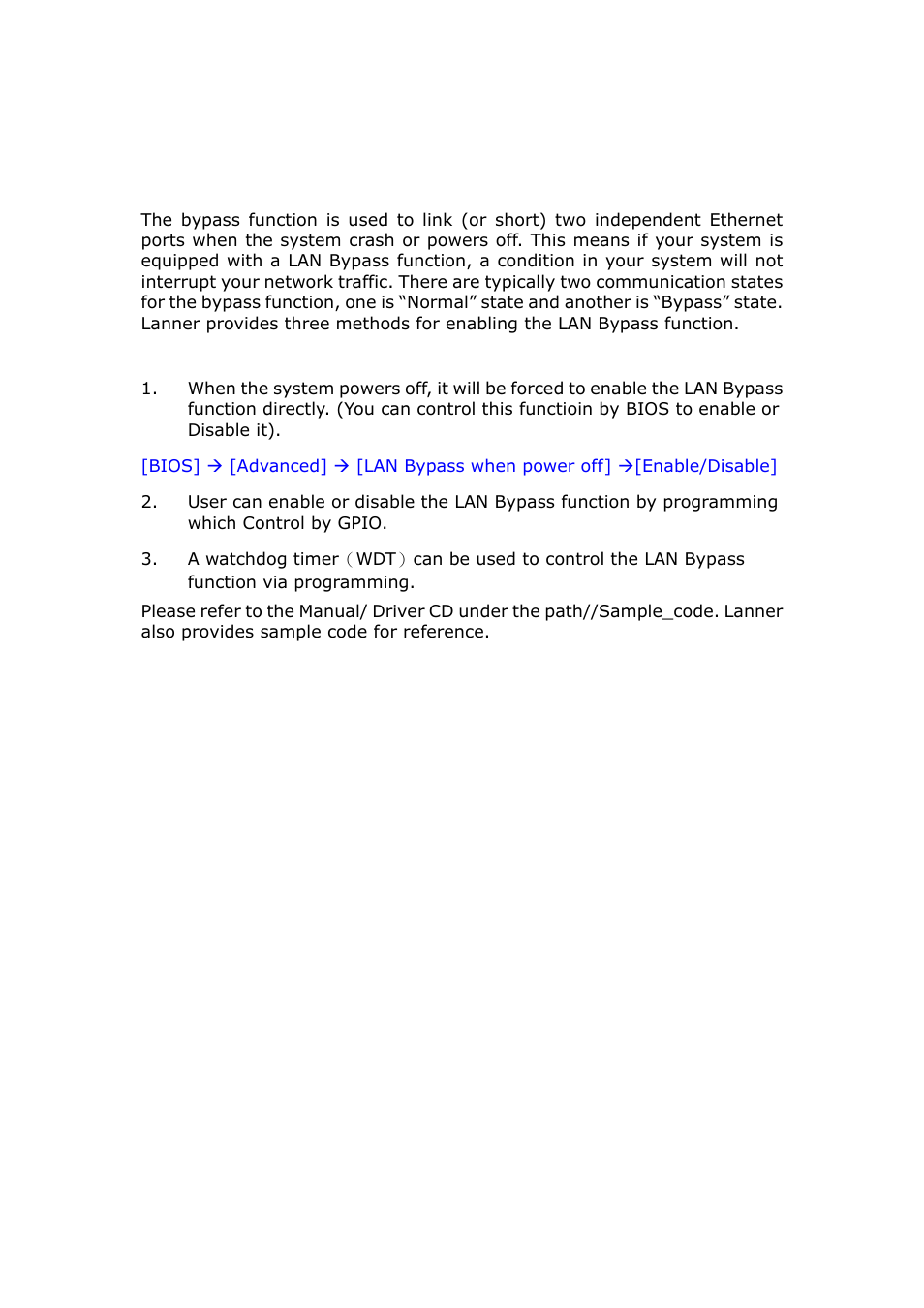 E. appendix e: lan bypass function, E.1 introduction | Lanner FW-8892 User Manual | Page 55 / 58