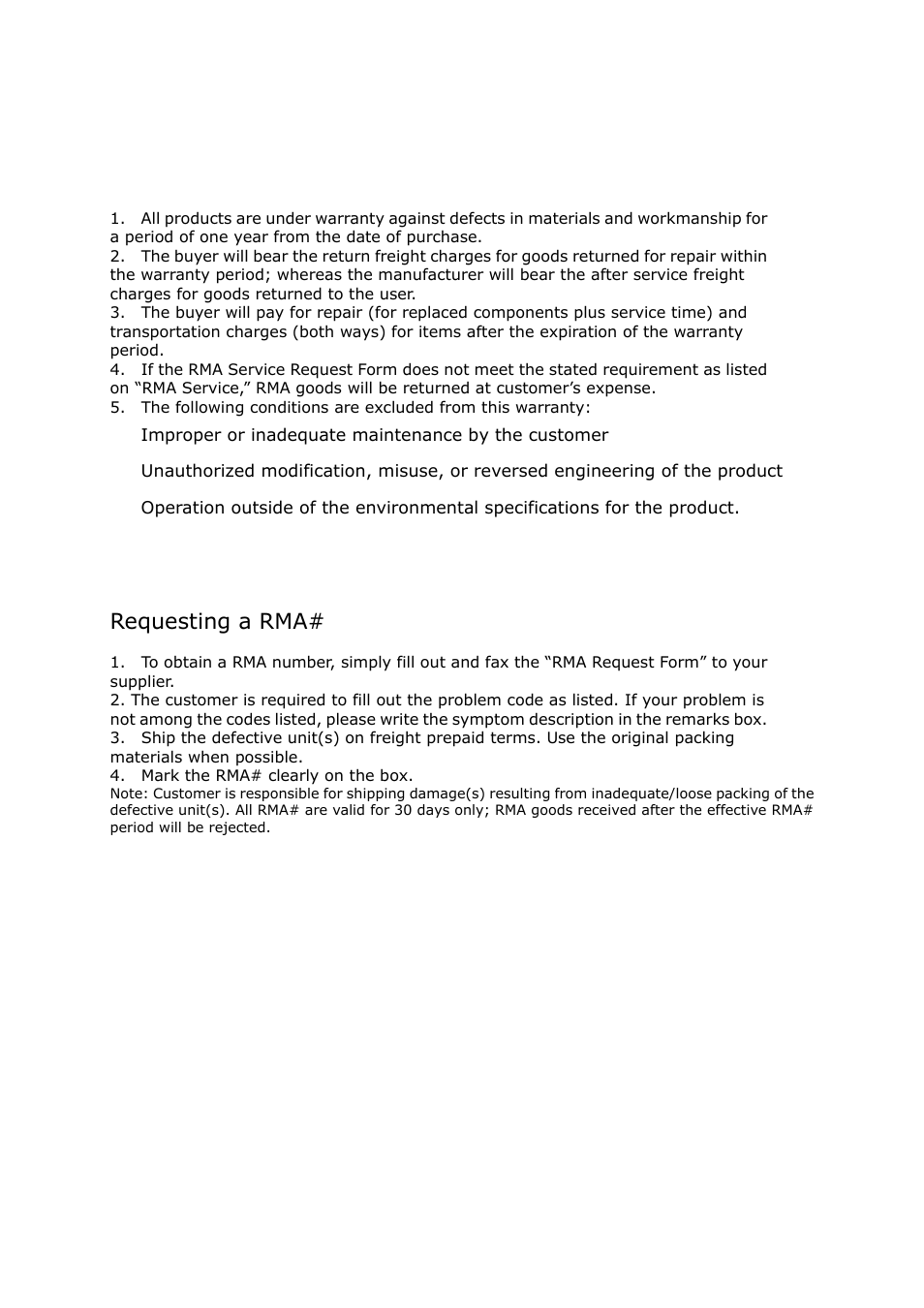 Terms and conditions, Warranty policy, Rma service requesting a rma | Lanner FW-8892 User Manual | Page 57 / 58