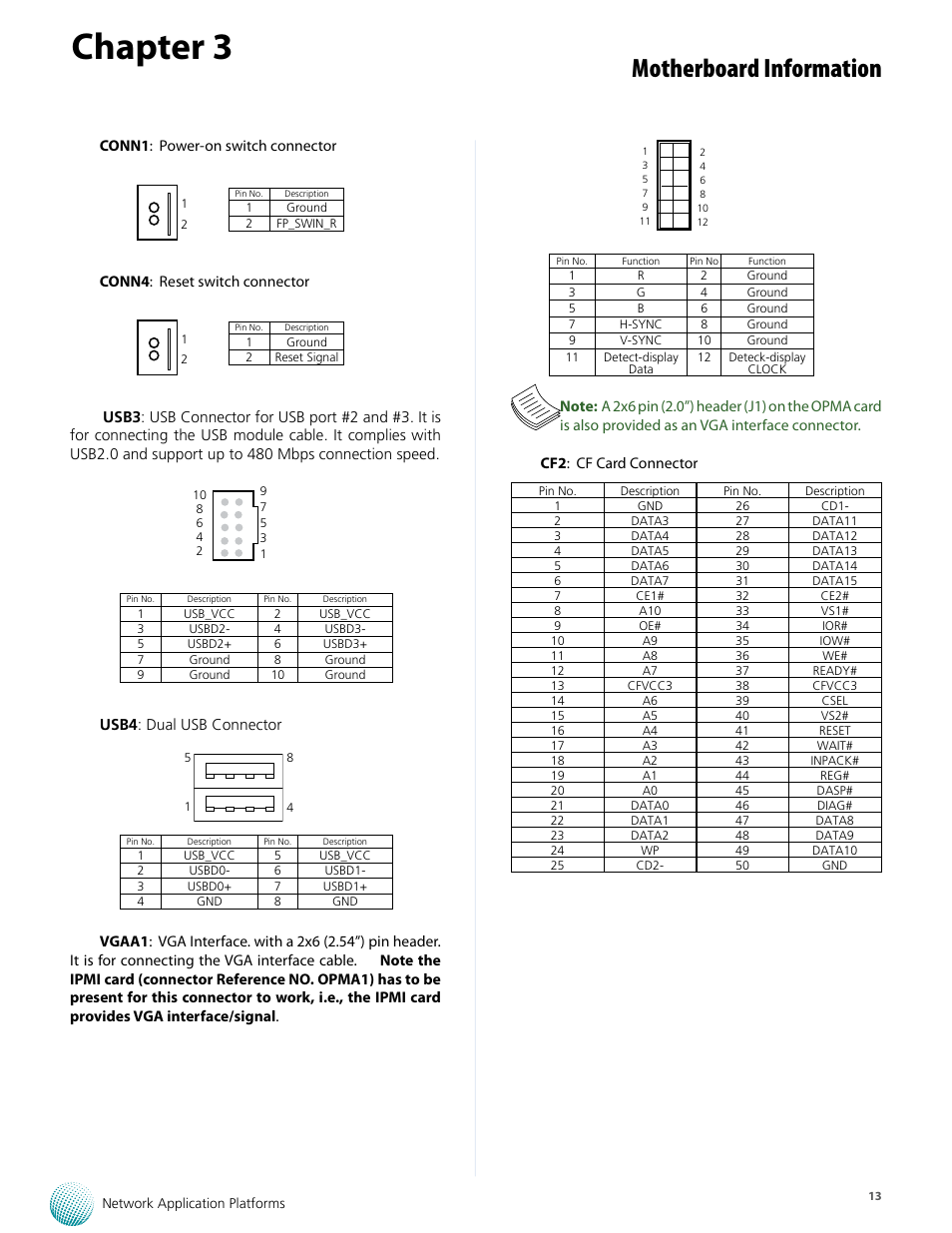 Chapter 3, Motherboard information | Lanner FW-8893C User Manual | Page 18 / 49