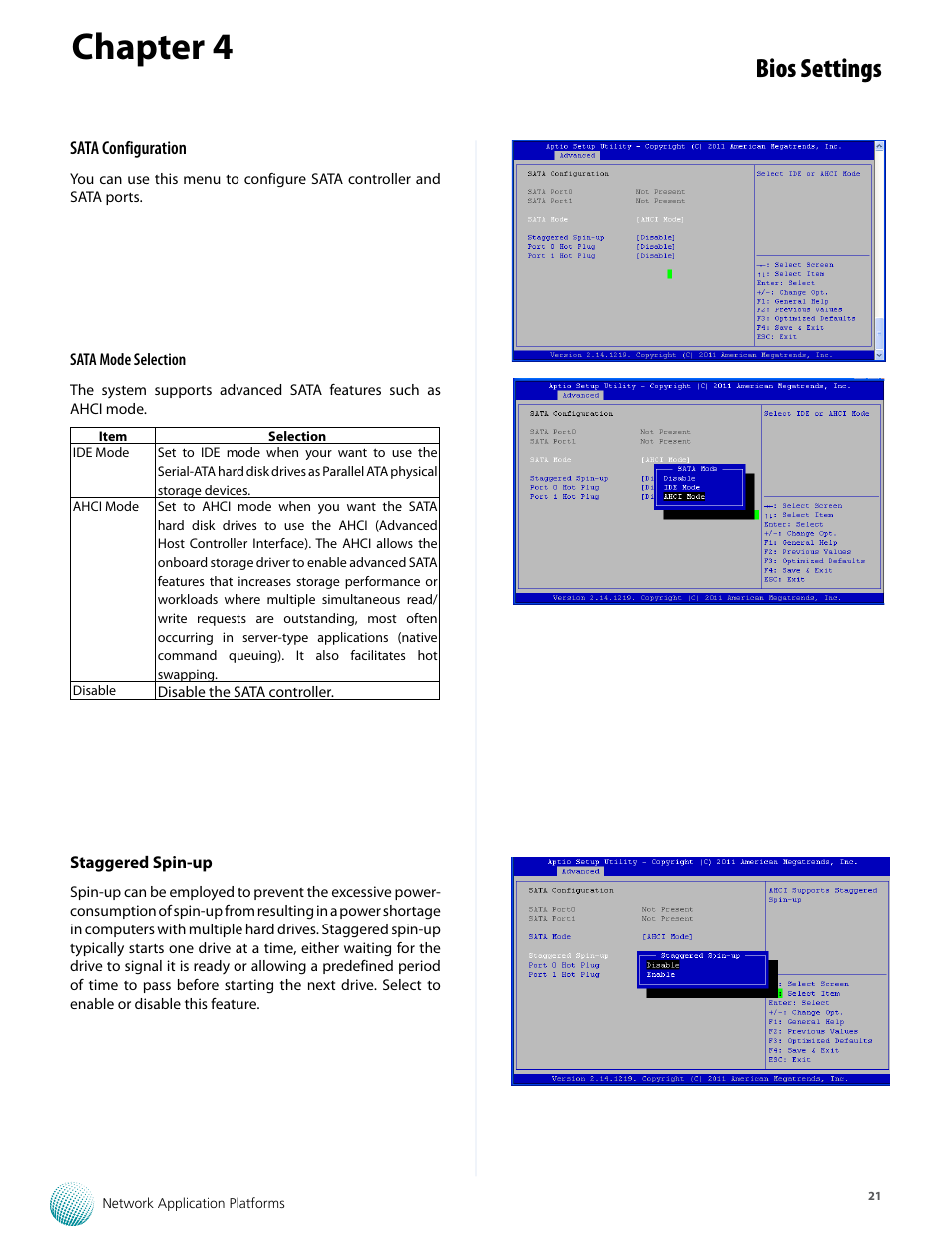 Chapter 4, Bios settings | Lanner FW-8893C User Manual | Page 26 / 49