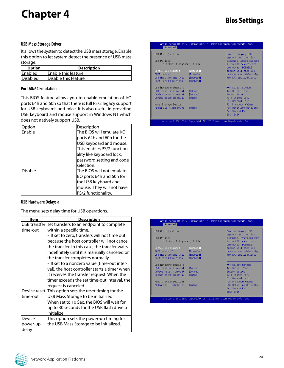 Chapter 4, Bios settings | Lanner FW-8893C User Manual | Page 29 / 49